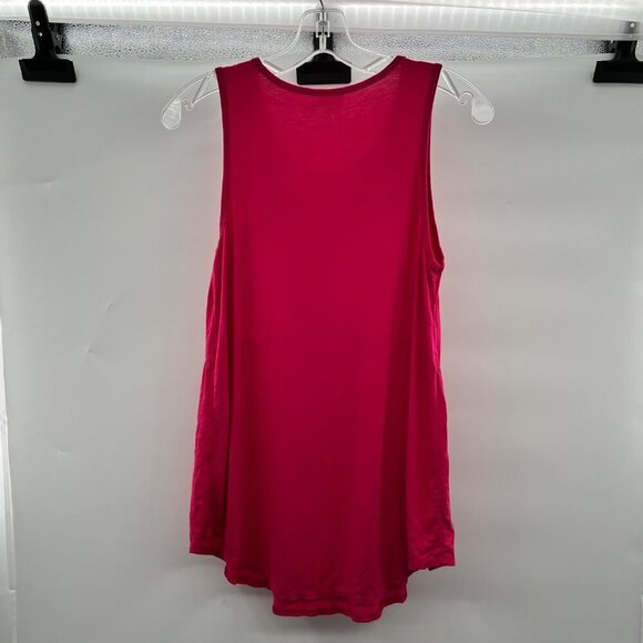 BOMBOM Women's Sleeveless Scoop Neck Babydoll Top Pink Size Small - Picture 7 of 9